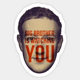 Big Brother (Typeface) Sticker